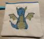 Preview: Vollstickdatei Drachen Ellie und Fritzi